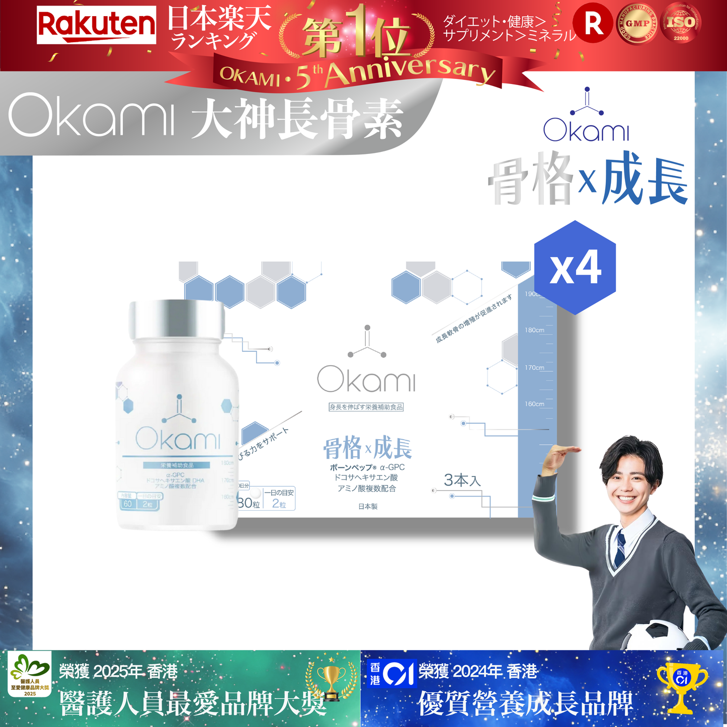 OKAMI 日本大神長骨素